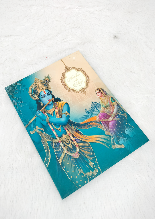Traditional Cream and Brown Royal Elephant Procession Wedding Invitation Card ("AC-562")